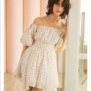 Polka-Dot Mini Dress